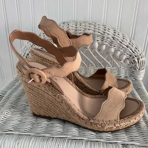 Marc Fisher espadrille  heels, sandals wedges, size 9 shoes
